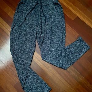 Abercrombie & Fitch Navy Heather Lightweight Sweatpants